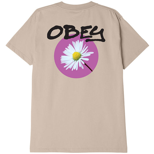 Obey Daisy Spray T-Shirt Sand