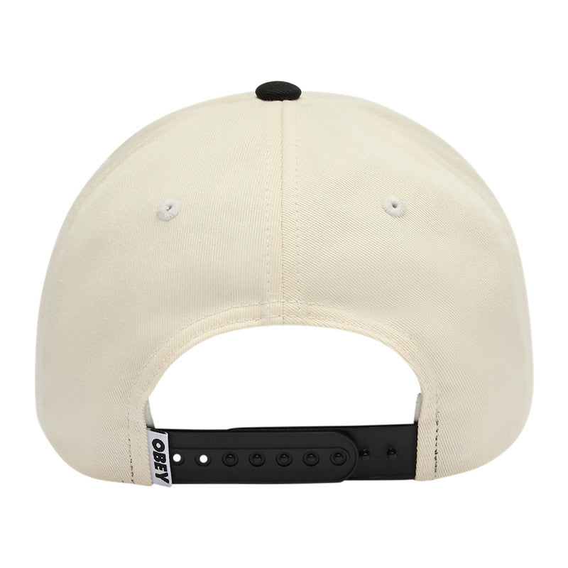 Obey Delta 5 Panel Snapback Black