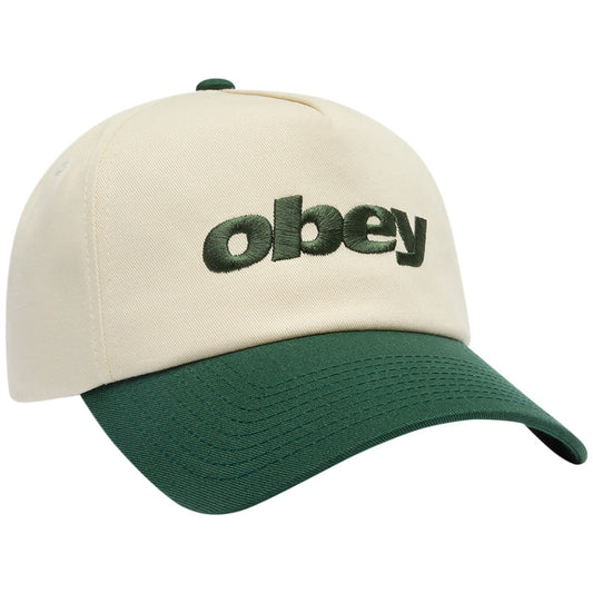 Obey Delta 5 Panel Snapback Spruce