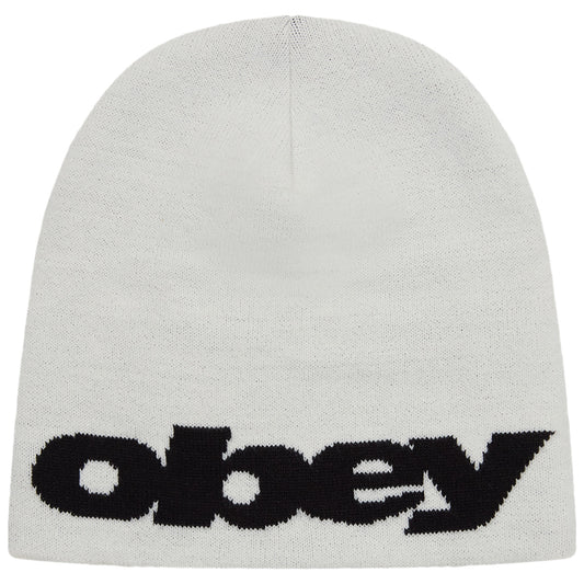 Obey Delta Beanie Unbleached