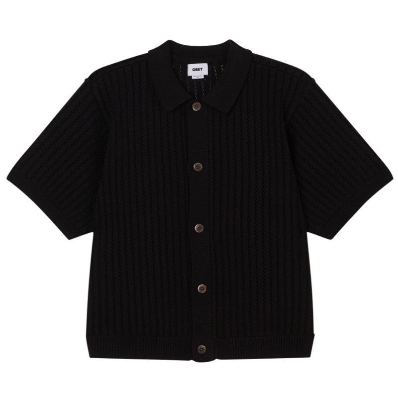 Obey Dez Sweater Digital Black