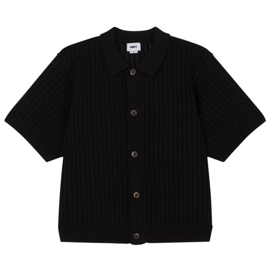 Obey Dez Sweater Digital Black