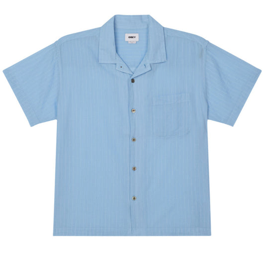 Obey Donnie Woven Shirt Cerulean