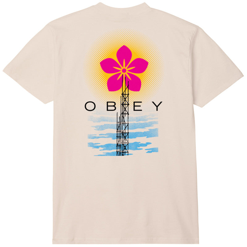 Obey Elevated Power T-Shirt Cream