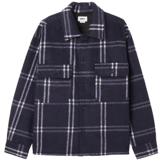 Obey Entrada Shirt Jacket Academy Navy