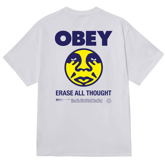 Obey Erase All Thought T-Shirt White