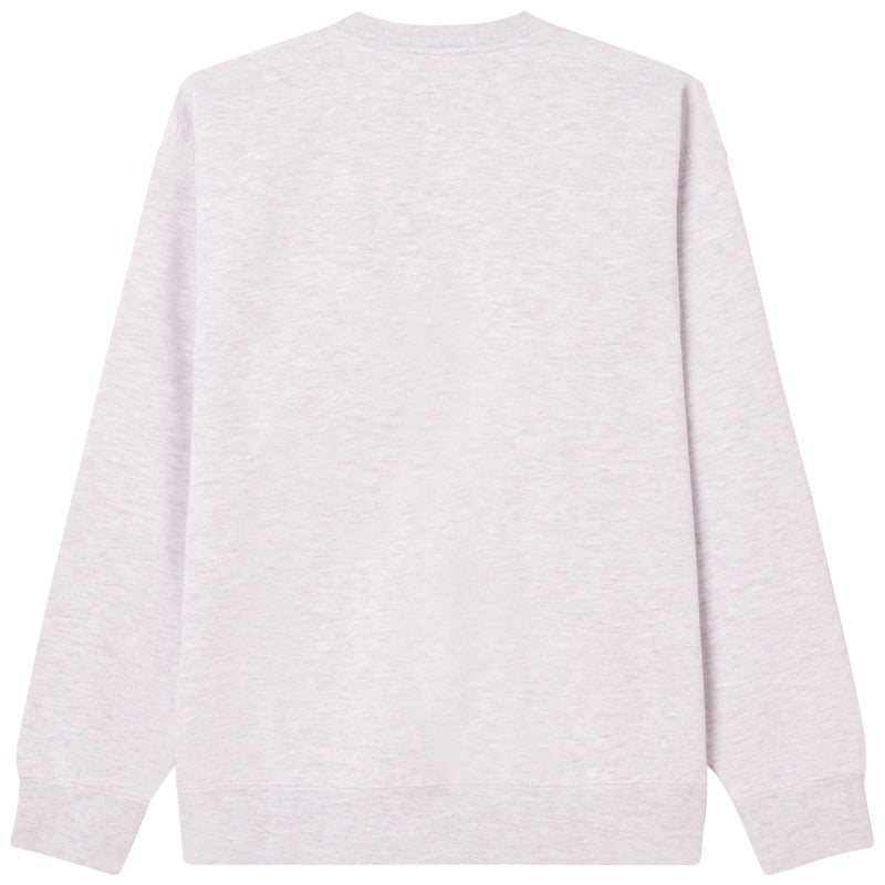 Obey Established Works Eyes II Crewneck Sweater Ash Grey