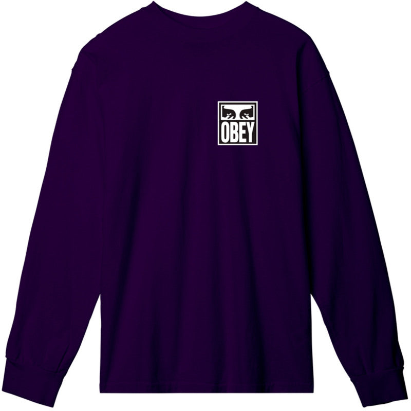 Obey Eyes Icon 2 T-Shirt Plum Perfect