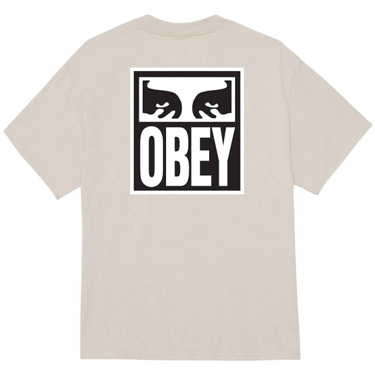 Obey Eyes Icon 2 T-Shirt Silver Grey