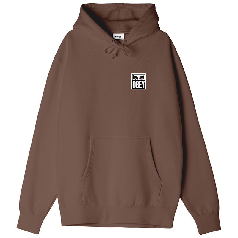 Obey Eyes Icon Hooded Sweater Sepia