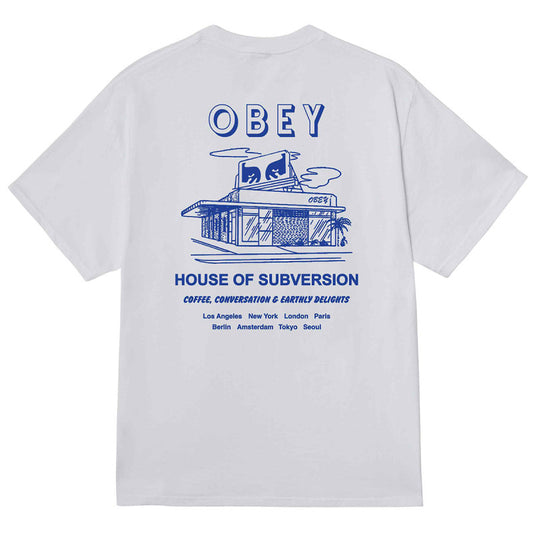 Obey House Of Subversion T-Shirt White
