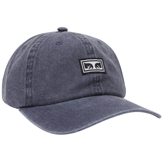 Obey Icon Eyes Pigment 6 Panel Cap Pigment Navy