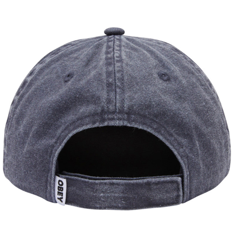 Obey Icon Eyes Pigment 6 Panel Cap Pigment Navy