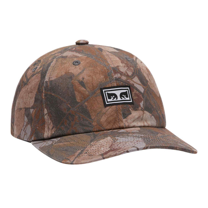 Obey Icon Eyes Pigment 6 Panel Cap Velc Fence Camo