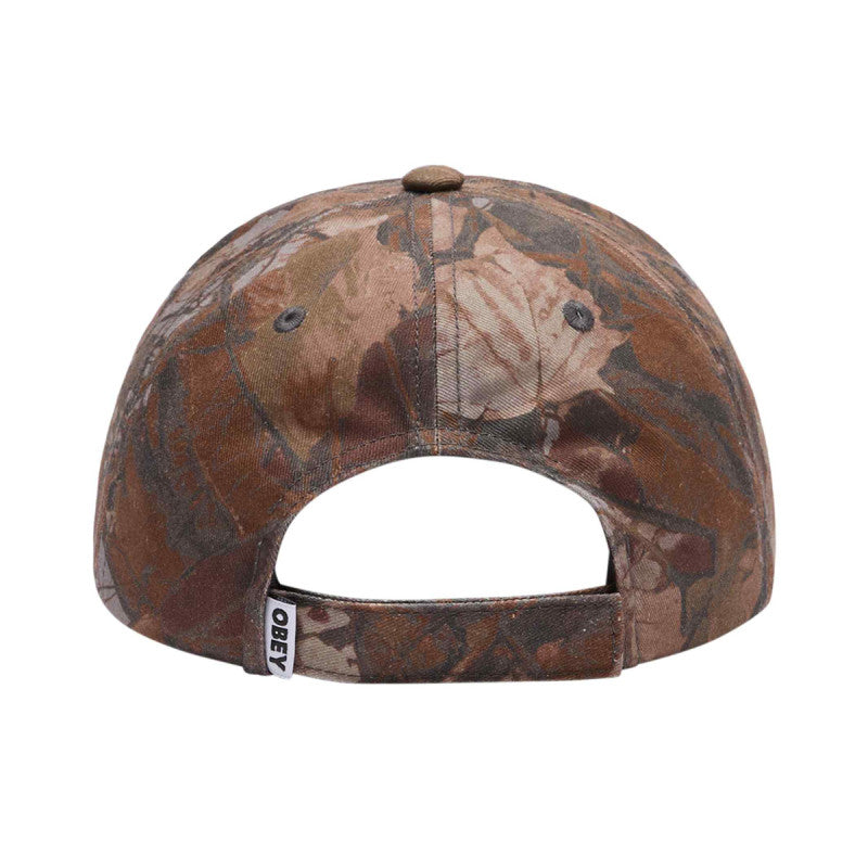 Obey Icon Eyes Pigment 6 Panel Cap Velc Fence Camo
