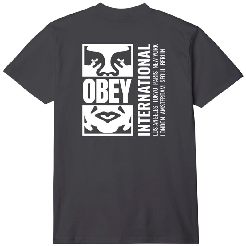 Obey Icon Split T-Shirt Black