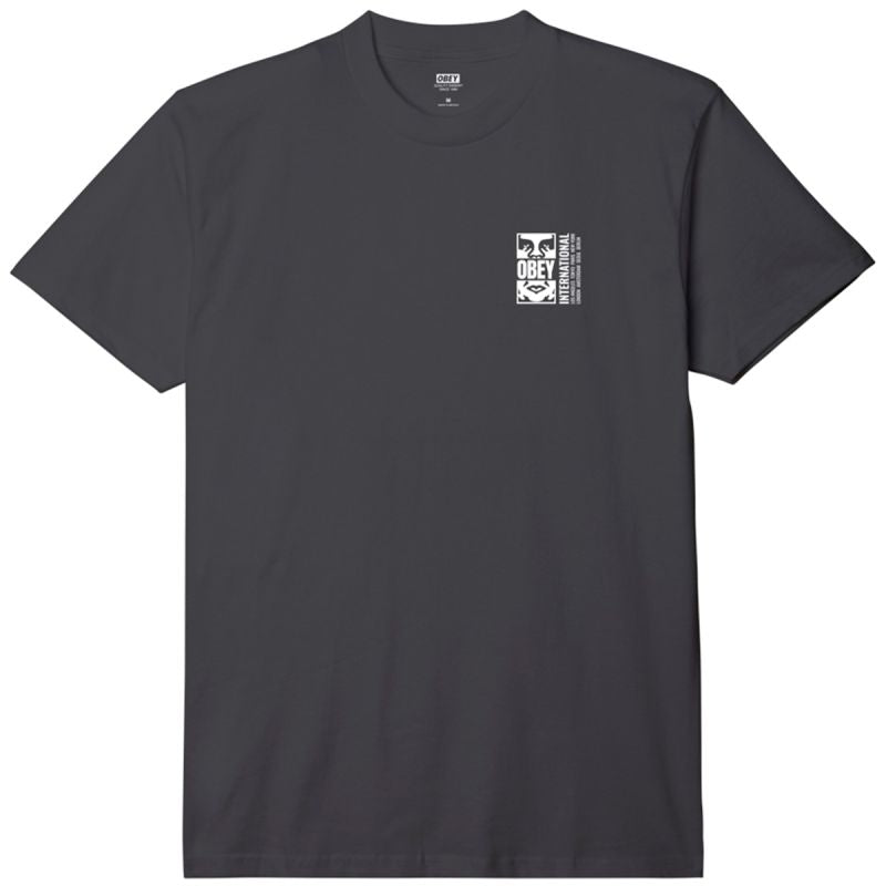 Obey Icon Split T-Shirt Black