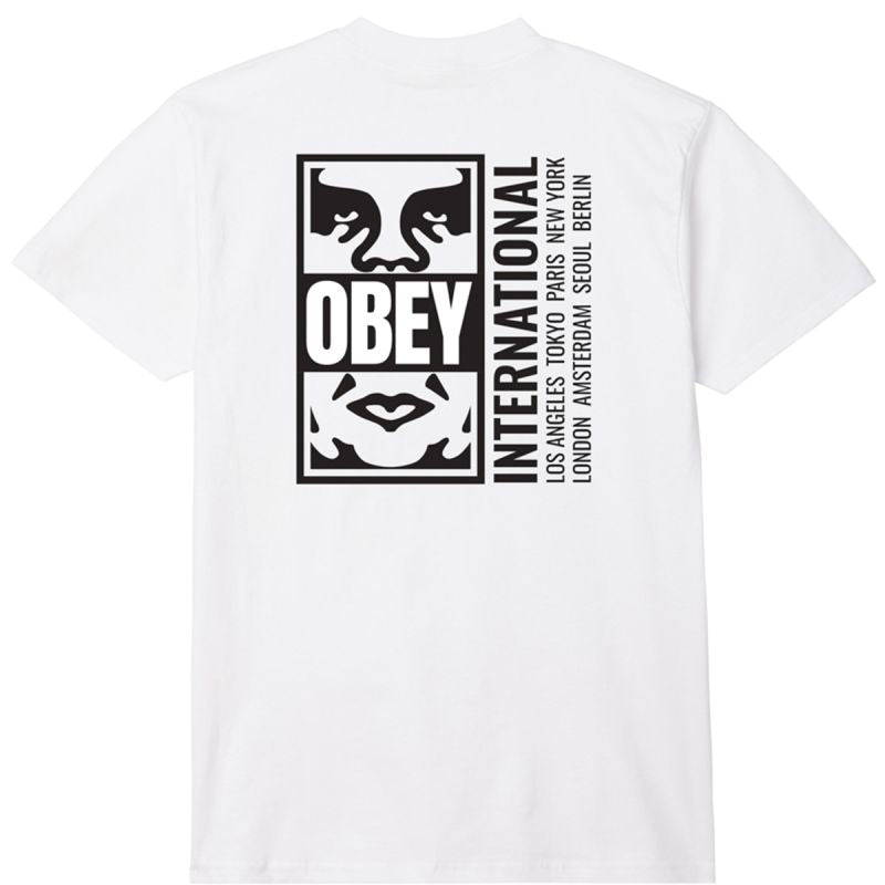 Obey Icon Split T-Shirt White