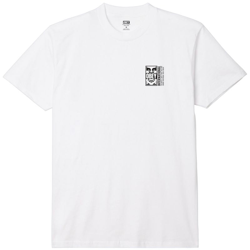 Obey Icon Split T-Shirt White