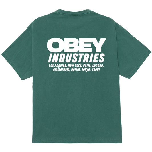 Obey Industries T-Shirt Pigment Rainforest