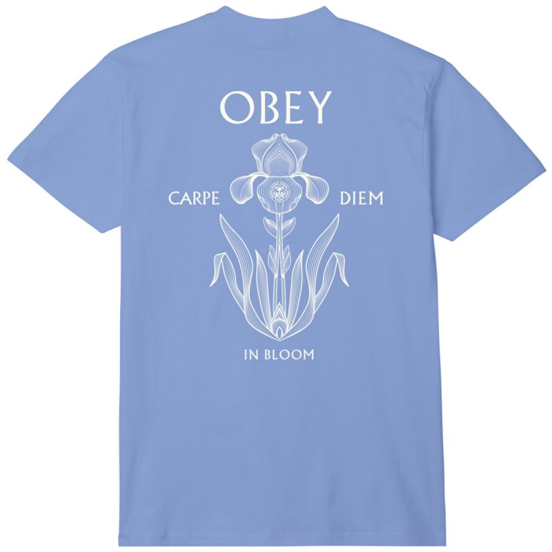 Obey Iris in Bloom T-Shirt Digital Violet