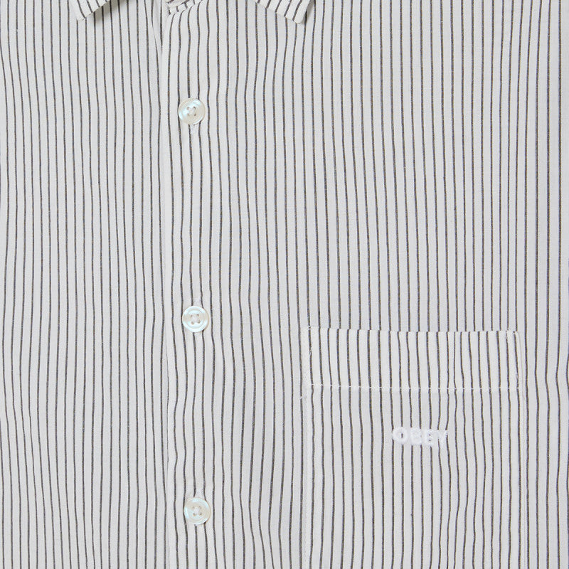 Obey Isaac Longsleeve Woven Black