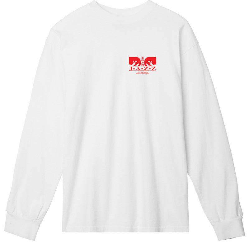 Obey Jazz Head Longsleeve T-Shirt White