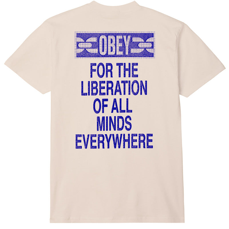 Obey Liberation T-Shirt Cream