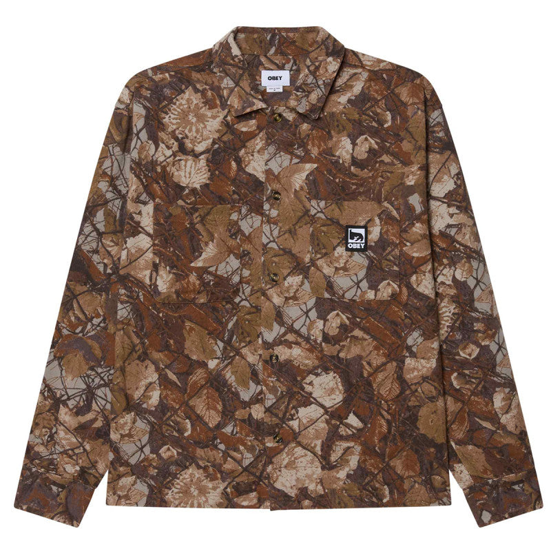 Obey Longsleeve Shirt Fence Camo
