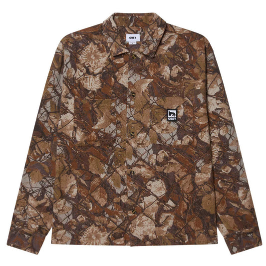 Obey Longsleeve Shirt Fence Camo