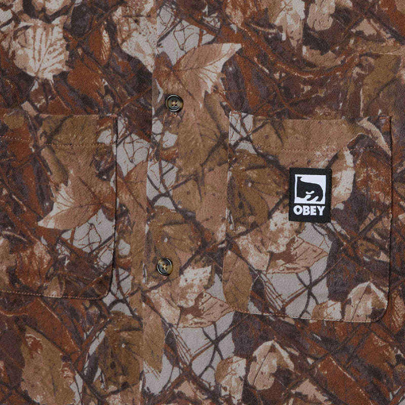 Obey Longsleeve Shirt Fence Camo