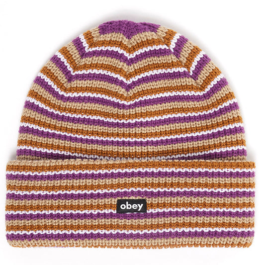 Obey Loose Groove Beanie Clay