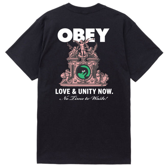 Obey Love & Unity Now T-Shirt Black