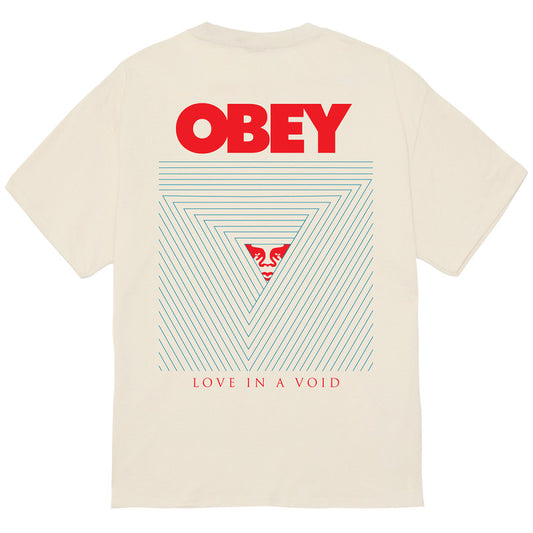 Obey Love In A Void T-Shirt Cream