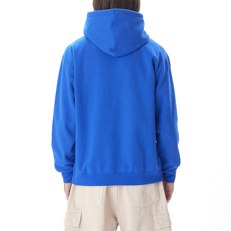 Obey Lowercase Hooded Sweater Surf Blue