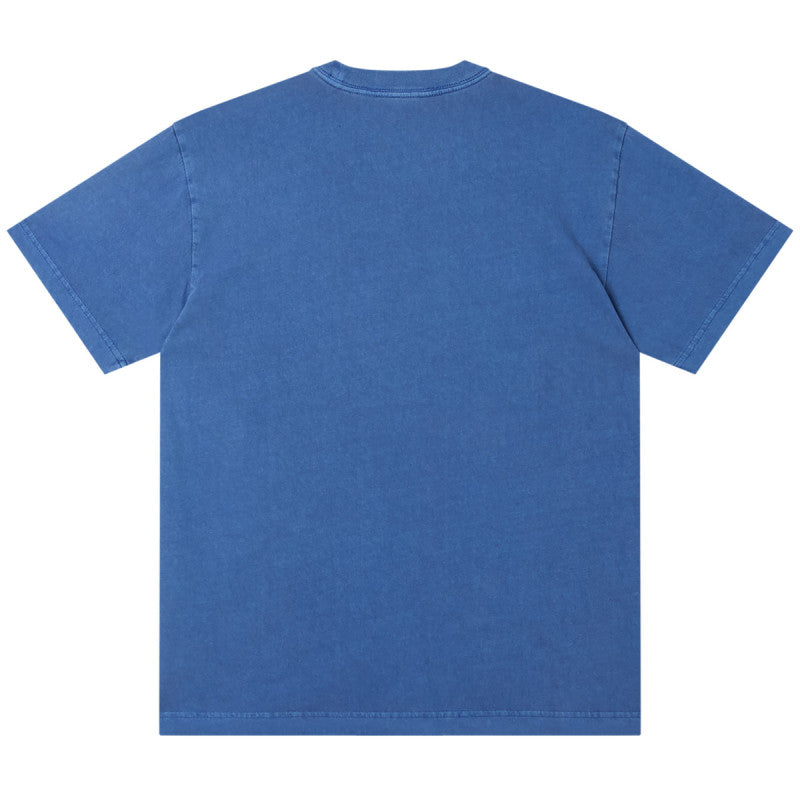 Obey Lowercase Pigment T-Shirt Pigment Electric Indigo