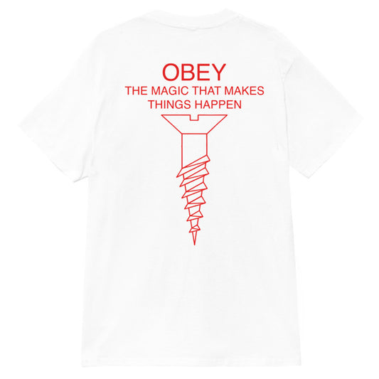 Obey Magic T-Shirt White