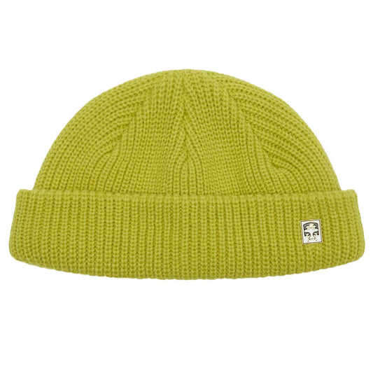 Obey Micro Beanie Chartreuse