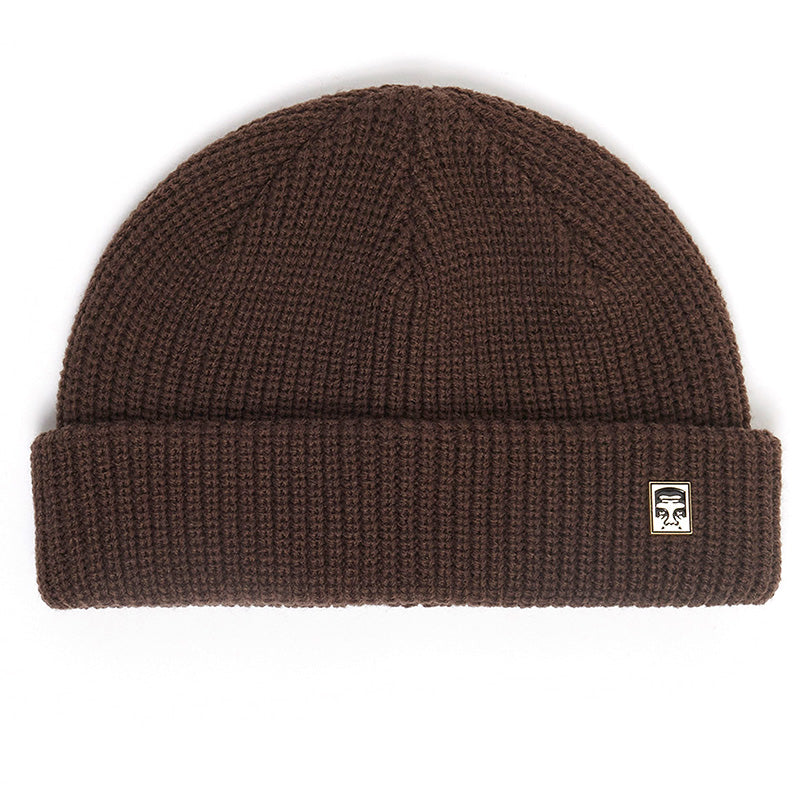 Obey Micro Beanie Java Brown