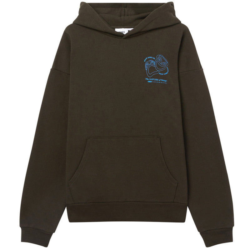 Obey Nature Extra Heavy Hooded Sweater Rosin