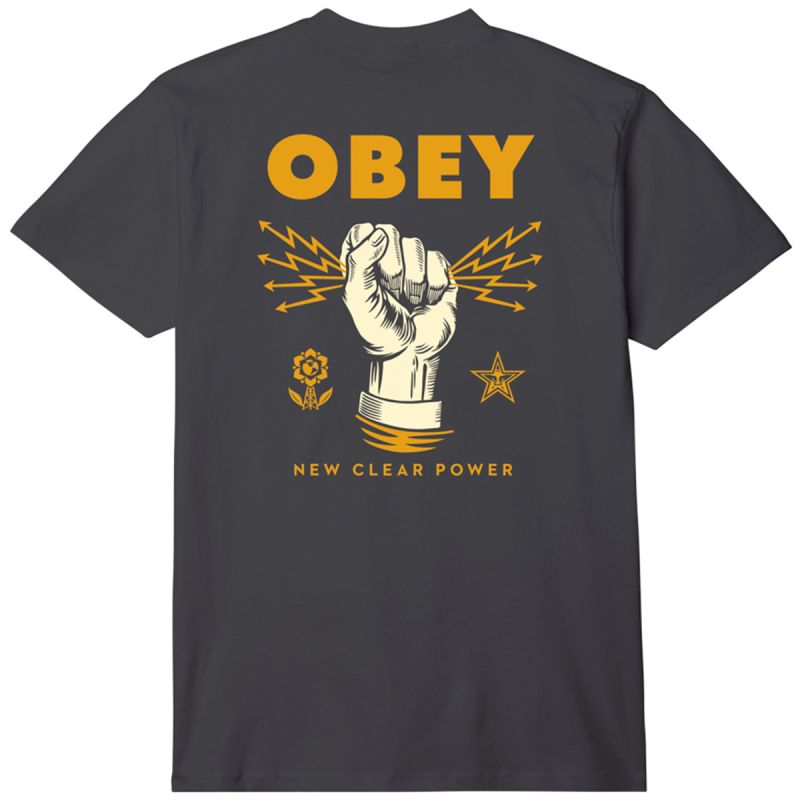 Obey New Clear Power T-Shirt Black