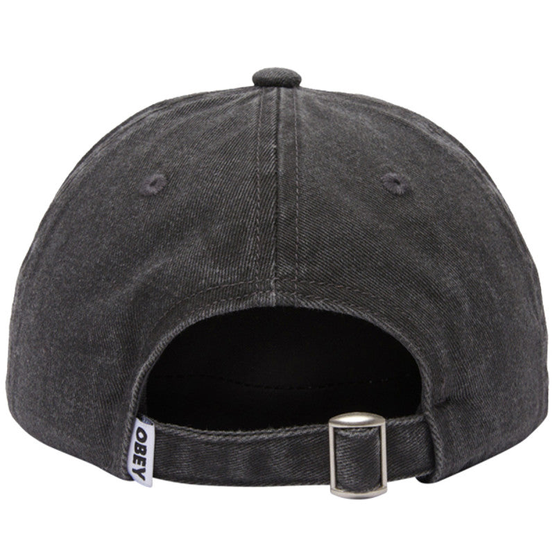 Obey Nova 6 Panel Cap Pigment Black