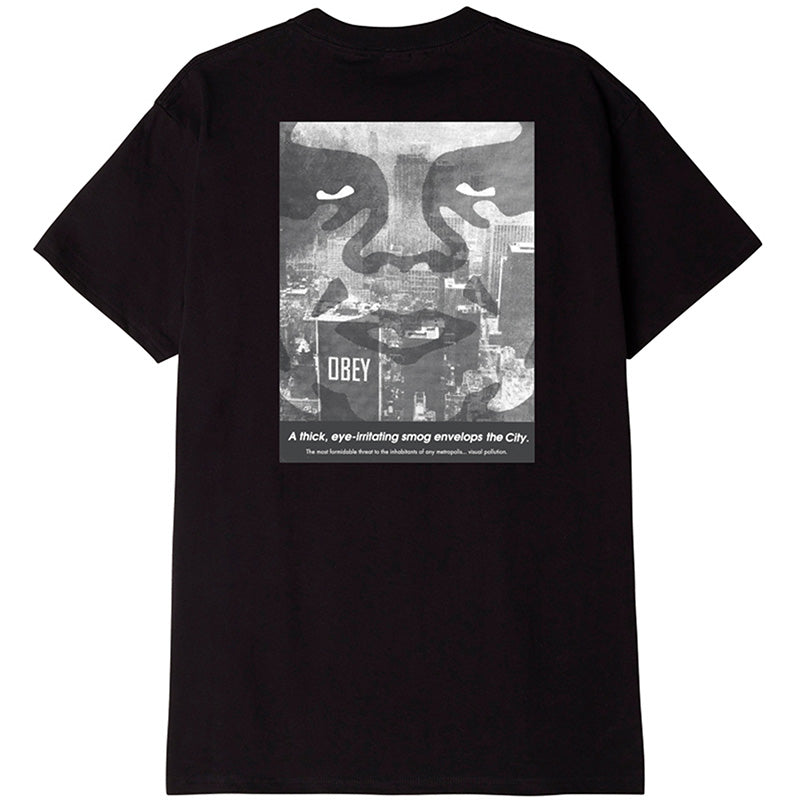 Obey NYC Smog T-Shirt Black
