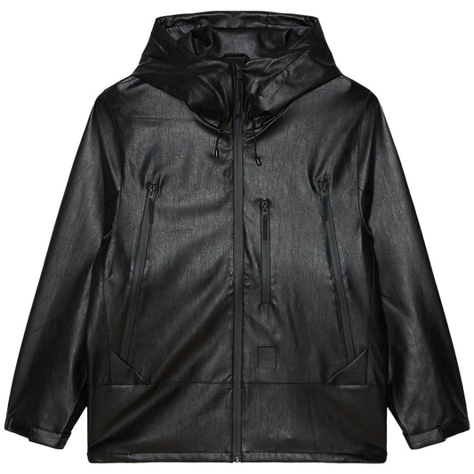 Obey Obsidian PU Jacket Black