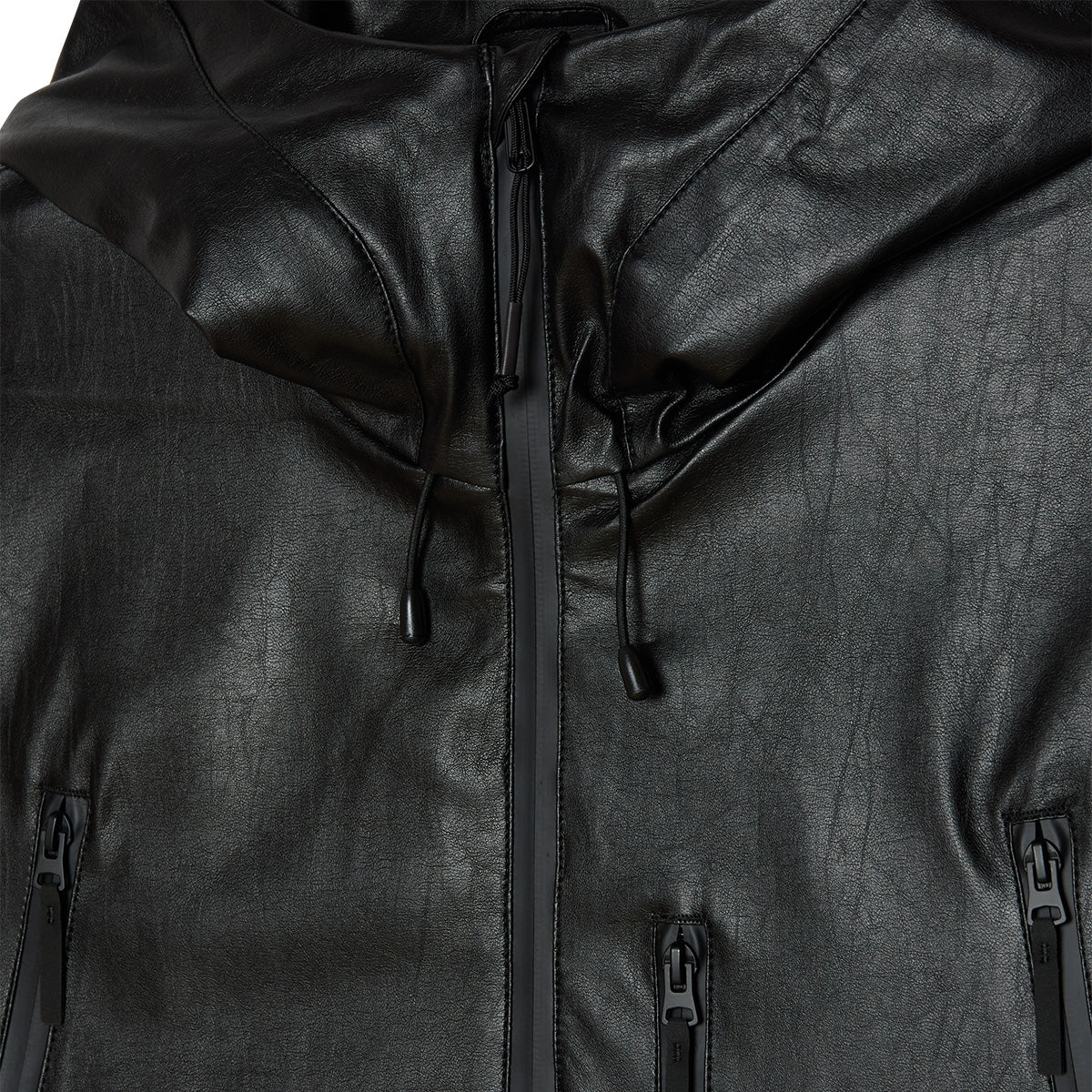Obey Obsidian PU Jacket Black