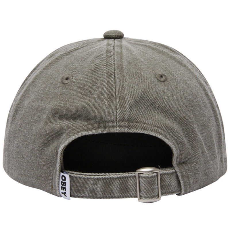 Obey Pigment Mental 6 Panel Strapback Pigment Olive