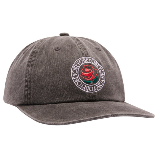 Obey Pigment Studio 6 Panel Cap Pigment Black