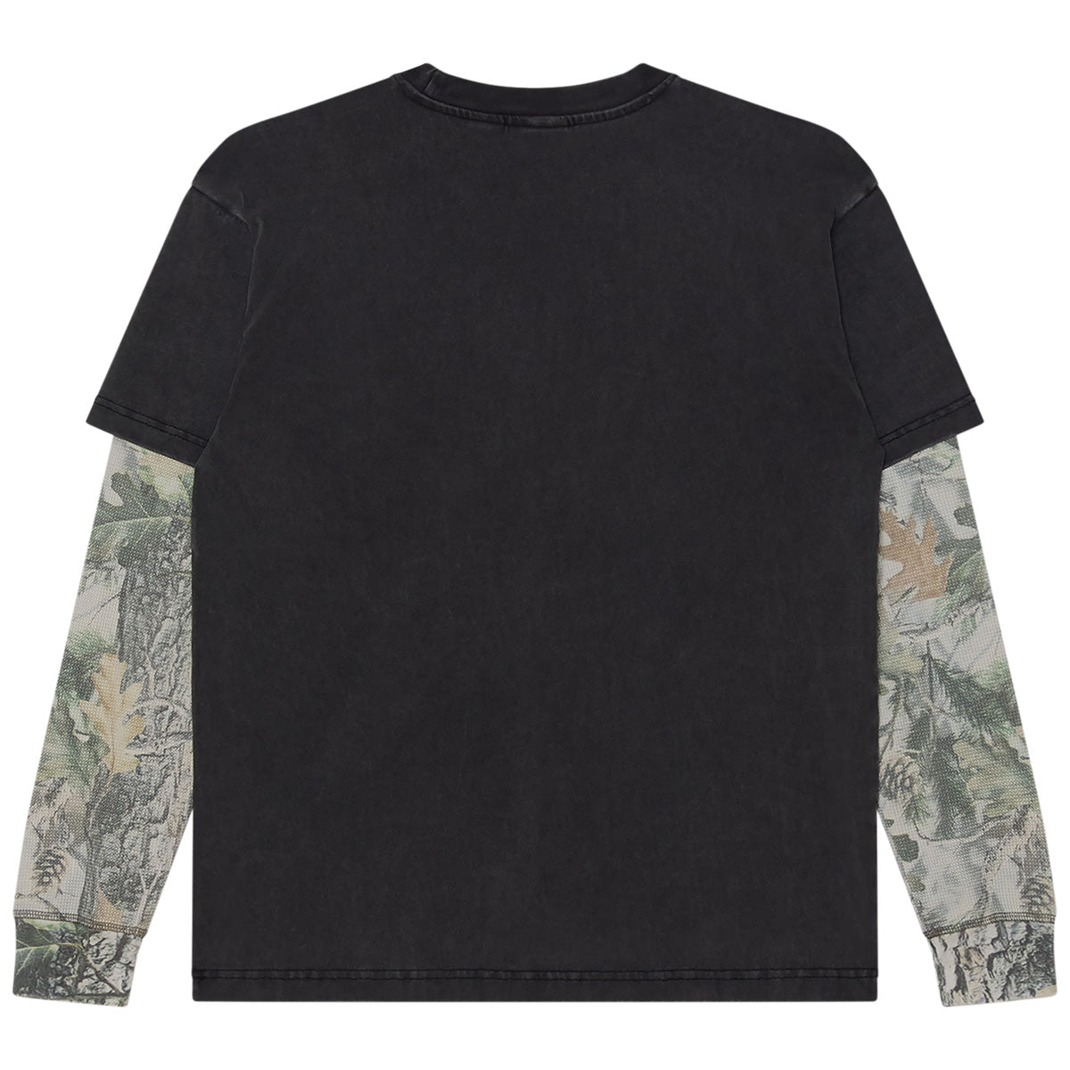 Obey Post 2Fer Longsleeve T-Shirt Dusty Black Limo