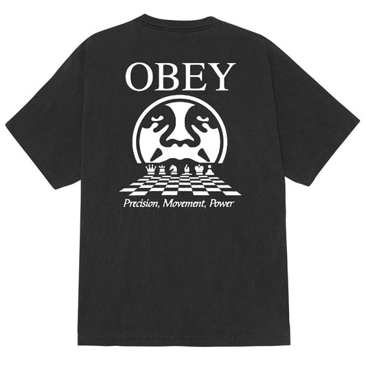 Obey Precision T-Shirt Pigment Dusty Black