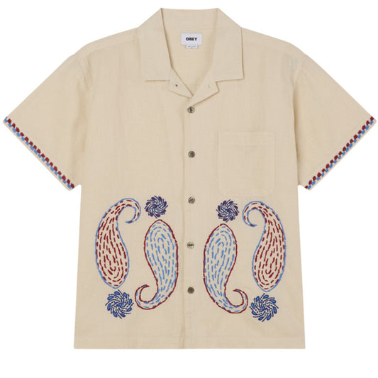 Obey Quentin Woven Shirt Birch